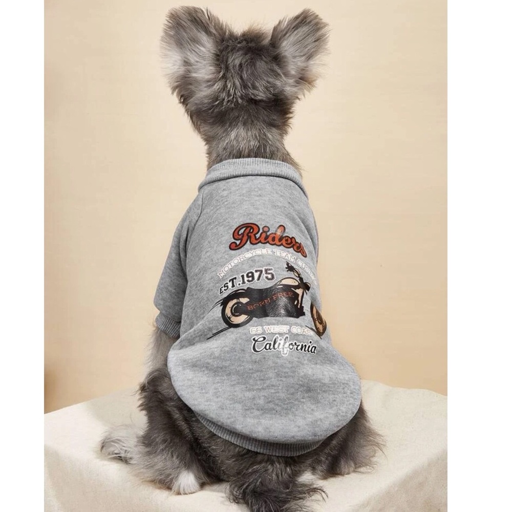 Graphic Print Pet Sweatshirt 🐕